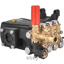 VEVOR Pressure Washer Pump Power Washer Pump 1 Shaft Horizontal 4400 PSI 4 GPM
