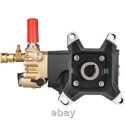 VEVOR Pressure Washer Pump Power Washer Pump 1 Shaft Horizontal 4400 PSI 4 GPM
