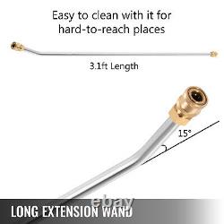 VEVOR Pressure Washer Wand Telescoping 18ft 4000psi With Belt 3/8 Quick Connector