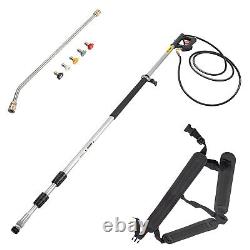 VEVOR Pressure Washer Wand Telescoping 18ft 4000psi With Belt 3/8 Quick Connector