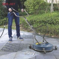 WOJET Flat Surface Cleaner Pressure Surface Washer 20'' Max. 4000PSI Dual Handle