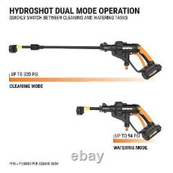 WORX WG629.1 Hydroshot 20V PowerShare 2.0 Ah 320 PSI Cordless Portable Power