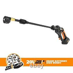 WORX WG629.1 Hydroshot 20V PowerShare 2.0 Ah 320 PSI Cordless Portable Power