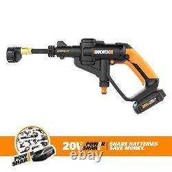 WORX WG629.1 Hydroshot 20V PowerShare 2.0 Ah 320 PSI Cordless Portable Power