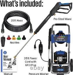 WPX3000e Electric Pressure Washer, 3000 Max PSI and 1.76 Max GPM, Induction Moto