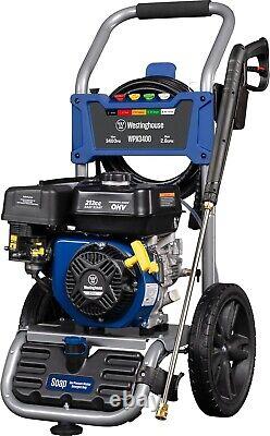 WPX3400 Gas Pressure Washer, 3400 PSI and 2.6 Max GPM, Onboard Soap Tank, Spray