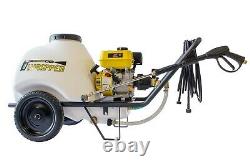 Waspper 3400 PSI 3 GPM Portable Pressure Washer With 30 Gal. Water Tank