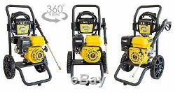 Waspper W3000HA 3000PSI 2.8 GPM Gas Powered Cold Water High Pressure Washer