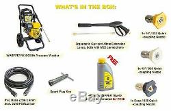 Waspper W3000HA 3000PSI 2.8 GPM Gas Powered Cold Water High Pressure Washer