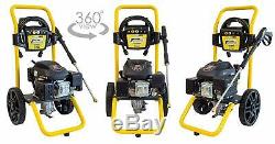 Waspper W3100VA 3100PSI 2.9 GPM Gas Powered Cold Water High Pressure Washer