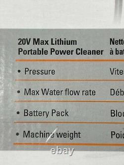 Worx HydroShot 20 Lithium Ion Volt Cordless 320 PSI Pressure Washer