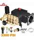 YAMATIC 3300 PSI Horizontal Triplex Pressure Washer Pump 3/4 Shaft 3.0 GPM