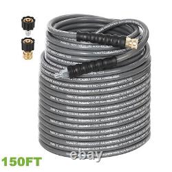 YAMATIC 3/8 4200 psi Hot Water Rubber Pressure Washer Hose 50/100/125/150 ft