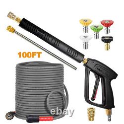 YAMATIC Pressure Washer Gun and Hose Kit 3/8 Swivel/M22-14mm Connector 4000 PSI