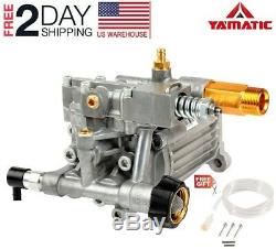 YAMATIC Pressure Washer Pump Horizontal 2900 PSI 2.3GPM 3/4 Shaft Fit 309515003