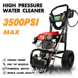 ZEMANOR 7HP Max 3500PSI Gasoline High Pressure Washer Gas Pressure Cleaner